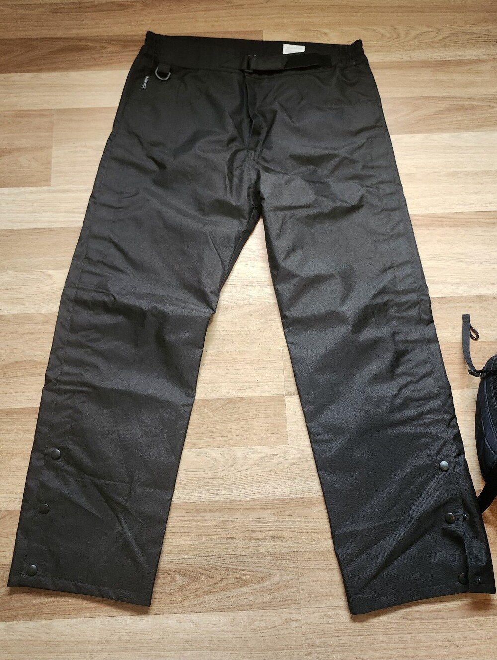 Men's Black Insulated Snow Pants Moto Rider  2 Xl